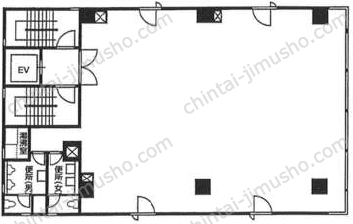 ARC CUBE日本橋本町4階の間取図
