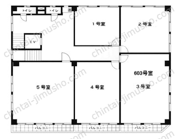 山京ビル本館の間取図