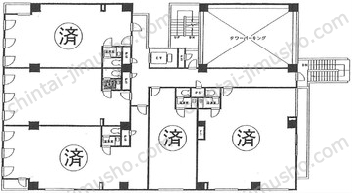 クオーレプロバンス篠崎3階の間取図