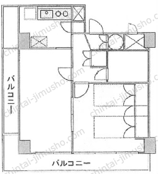 ノア芝大門の間取図