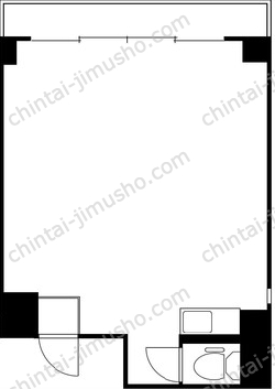カーサ新宿4階の間取図