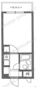 ベルプラザ6階の間取図
