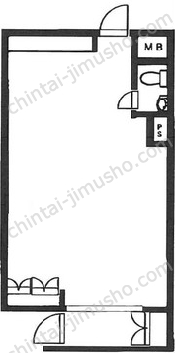 第23宮庭マンションの間取図
