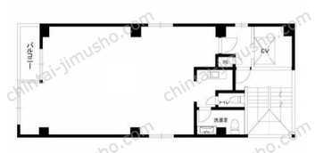 元赤坂NHビルの間取図