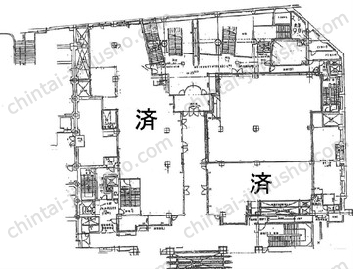 エステック情報ビルの間取図