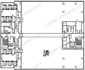 エステック情報ビルの間取図