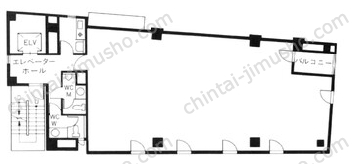 人形町サンシティビル3Fの間取図