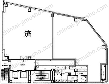 長府新宿ビルの間取図