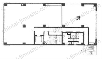 MIテラス横浜西口8階の間取図