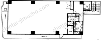 KTビルの間取図