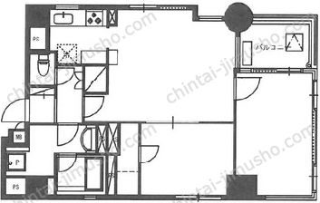 八丁堀2185の間取図