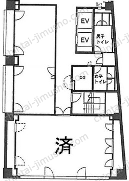 麹町センタープレイス9階の間取図