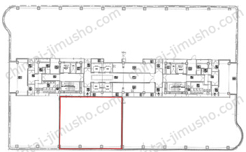 クイーンズタワーC19Fの間取図