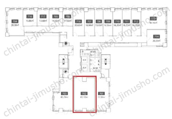 THE HUB 銀座 OCT7階の間取図
