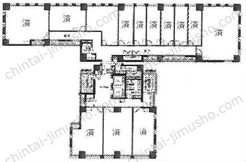 THE HUB 銀座 OCTの間取図