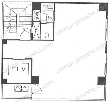SHINO 38 BLDG．6階の間取図