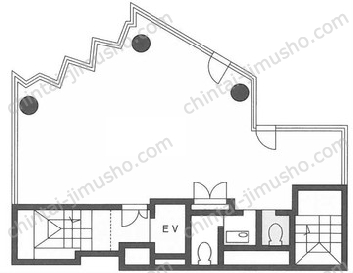 Y.BLDG4階の間取図