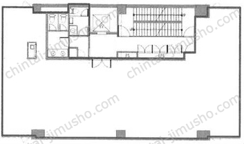赤坂GHSビル6階の間取図