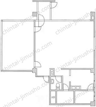 ウエストサイド新宿御苑の間取図