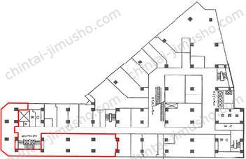 新橋駅前ビル1号館／THE POINT 新橋の間取図