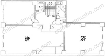 ニュー八重洲ビルの間取図