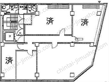 井門銀座一丁目ビルの間取図