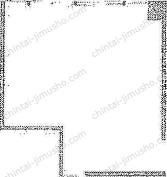 秋葉原再開発ビル4階の間取図