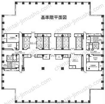聖路加タワーの間取図
