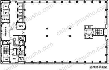 新宿三井ビルディング二号館16階の間取図