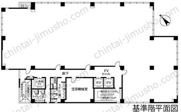 関内トーセイビルⅡの間取図