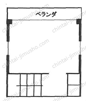田沼ビル5階の間取図