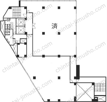 五反田PLACE9階の間取図