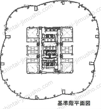 六本木ヒルズ森タワーの間取図