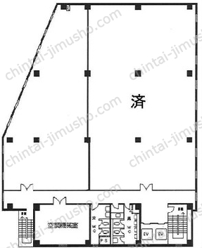 第5富士商事ビル4階の間取図