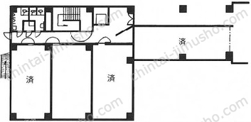 第四文成ビルの間取図