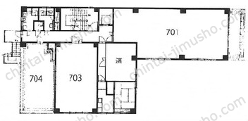 第四文成ビルの間取図