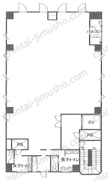 桜木町シティビルの間取図