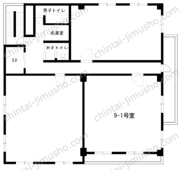 ヤナガワビルの間取図