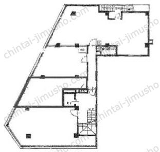 恵比寿アバックビル2Fの間取図