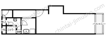 ニュー新橋ビル／ハローオフィス新橋の間取図