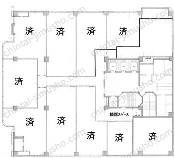 パレアナビル8階の間取図