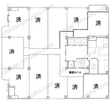 パレアナビル8階の間取図