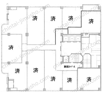 パレアナビル8階の間取図