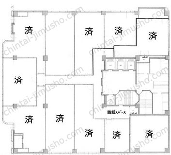パレアナビル8階の間取図