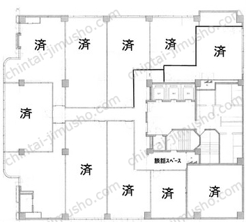 パレアナビル8階の間取図