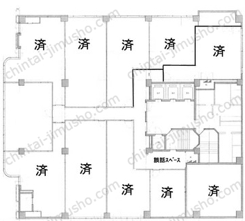 パレアナビル8階の間取図