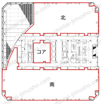 晴海アイランドトリトンスクエアオフィスタワーXの間取図