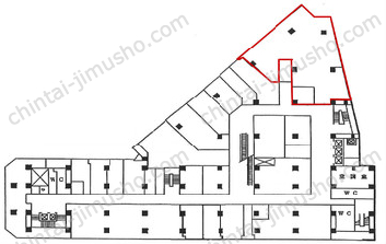 新橋駅前ビル1号館／THE POINT 新橋の間取図