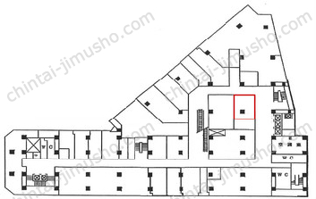 新橋駅前ビル1号館／THE POINT 新橋の間取図