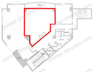 ダイトー本社ビル別館の間取図